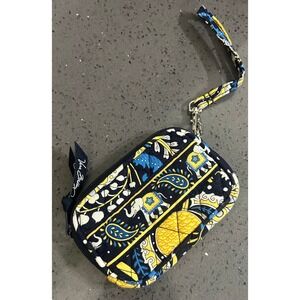 Vera Bradley TECH‎ CASE Wristlet wallet ELLIE BLUE Elephant Paisley 5.25"